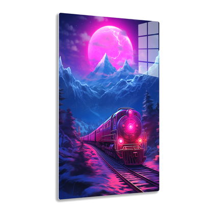 Lunar Express (Acrylic)Make a design statement with Lunar Express acrylic prints from RimaGallery. The sleek 1⁄4" acrylic material creates a glass-like illusion for your wall art. Printed RimaGallery