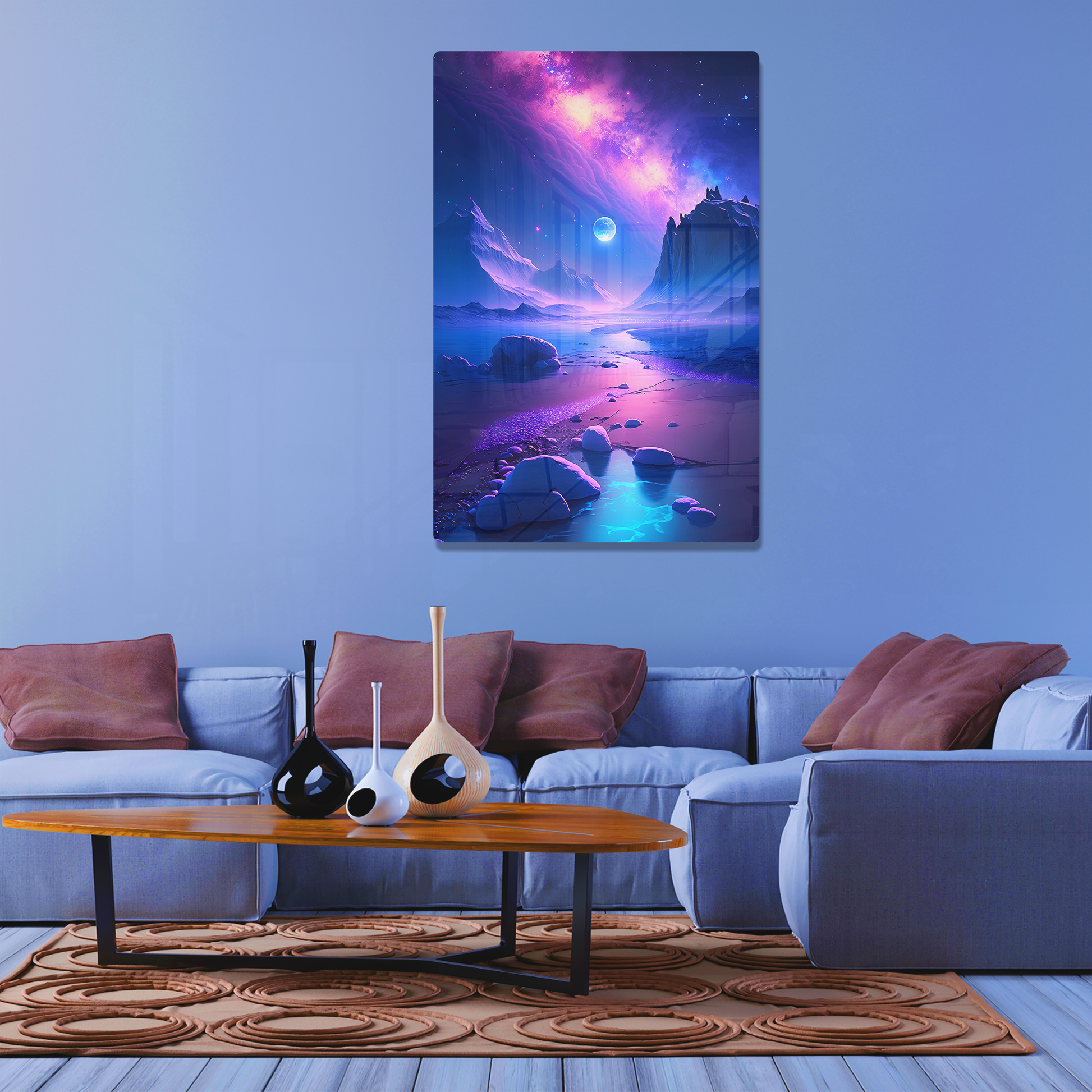 Celestial Shoreline (Acrylic)Celestial Shoreline Discover the epitome of modern art with our Acrylic Prints 🌠, merging contemporary elegance with artistic mastery. An ideal choice for those seeRimaGallery