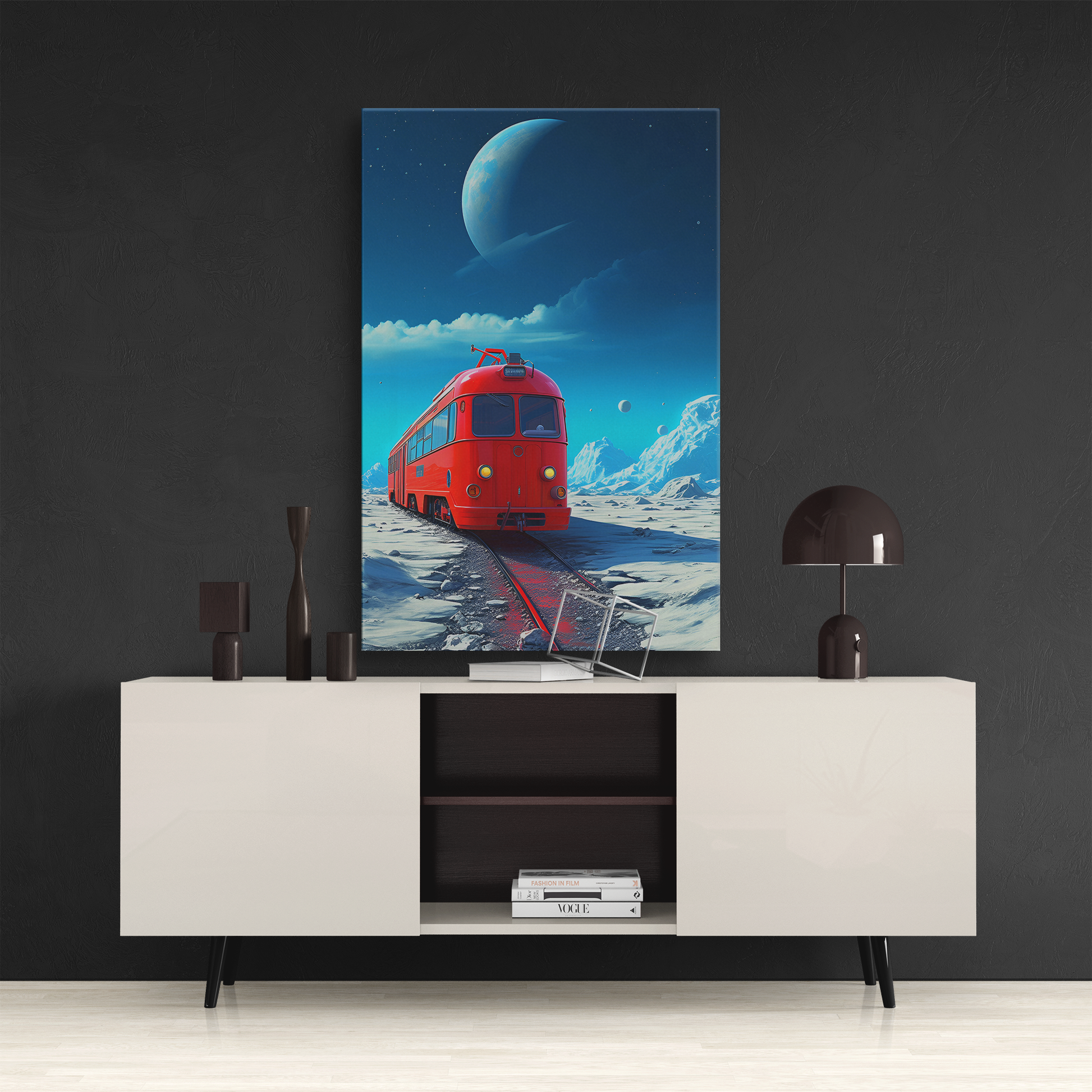 Crimson Tracks (Canvas)Crimson Tracks (Canvas  Matte finish, stretched, with a depth of 1.25 inches)
Struggling with low-quality canvases? Switch to RimaGallery! Our canvases are more thanRimaGallery