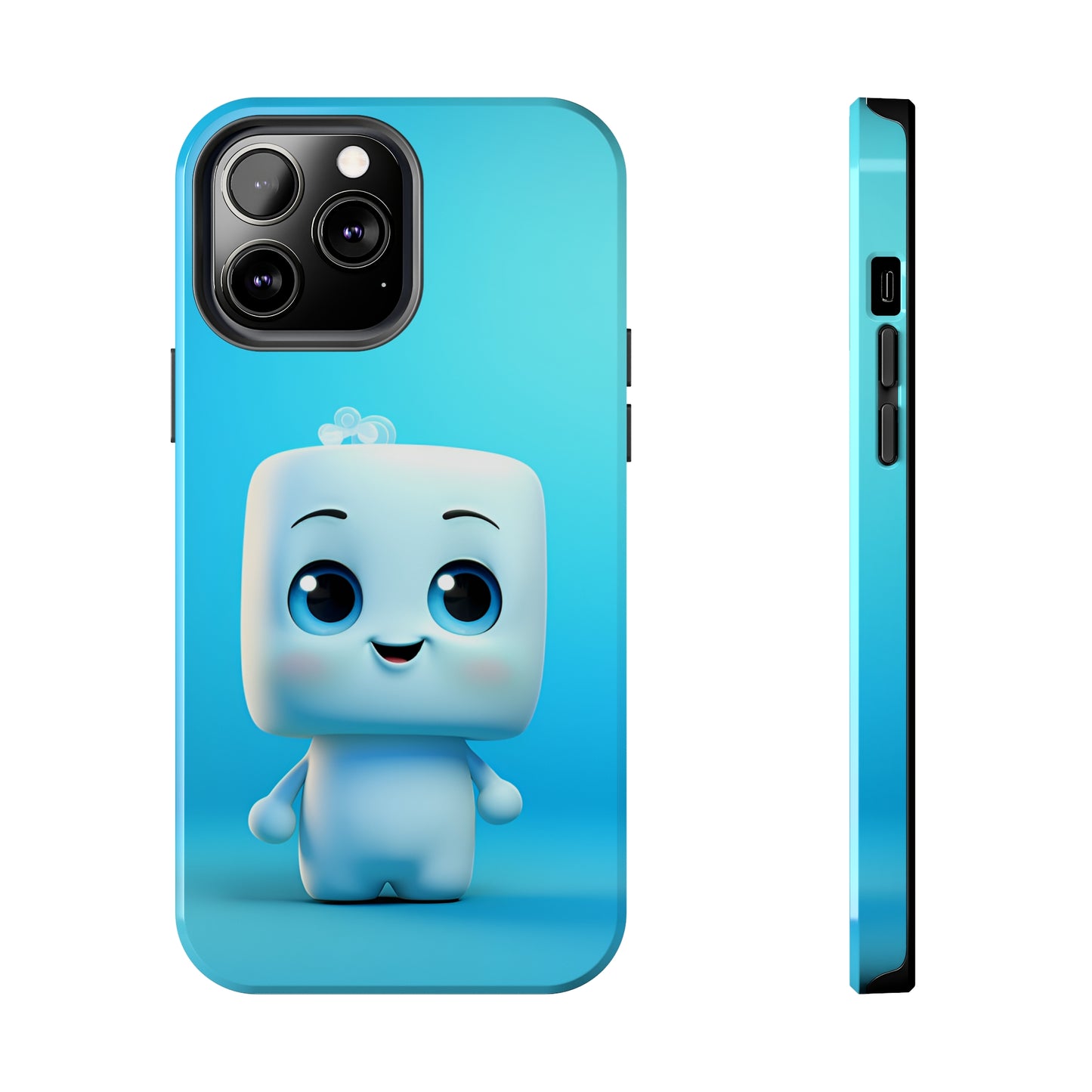 Marshmallow in Blue Sky (iPhone Case 11-15)Revolutionize your iPhone's look and feel with RIMA Tough Phone Case – ultimate protection meets elegant style for iPhone 11-15. Grab yours now! 🛡️📱RimaGallery