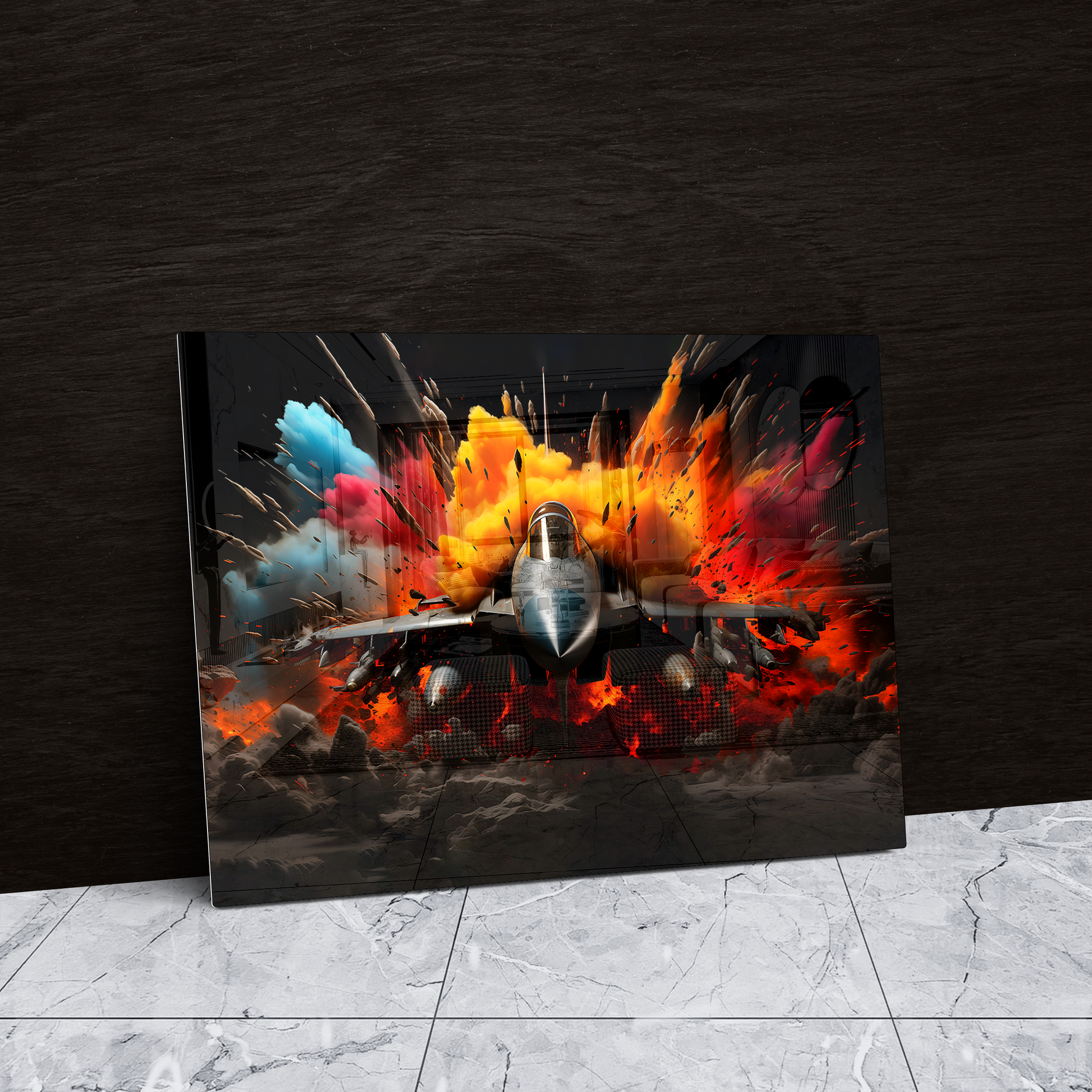 Shattered Canvas (Acrylic)Make a statement with Shattered Canvas acrylic prints. The 1⁄4" acrylic panel exudes the illusion of a smooth glass surface for vibrant artwork. Pre-installed hanginRimaGallery