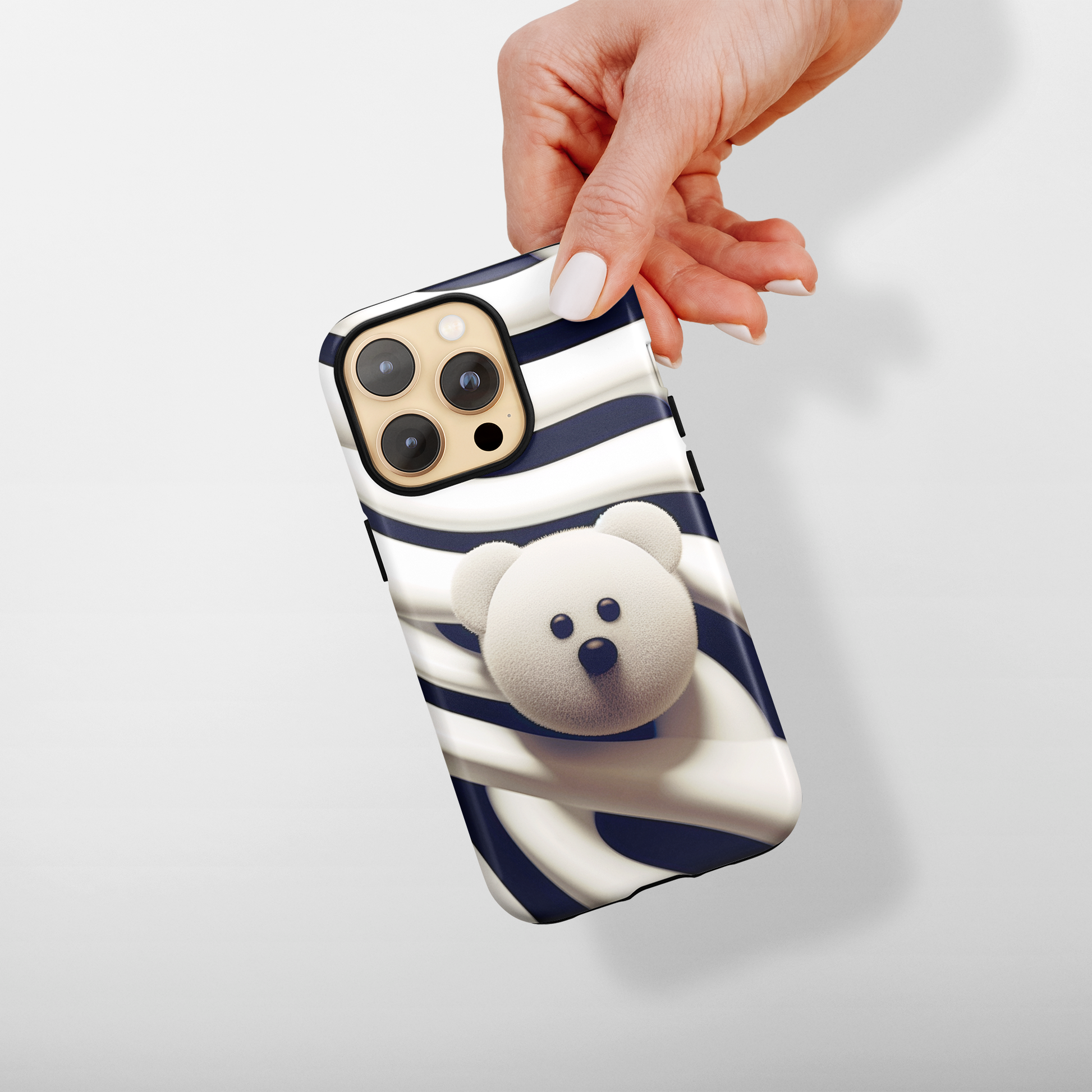 Zebra Print Teddy Bear (iPhone Case 11-15)Zebra Print Teddy Bear Phone Case for iPhone 11-15: Combining Glossy Elegance with Shockproof Functionality
Dive into the Exotic World of Zebra Patterns:
Get mesmeriRimaGallery