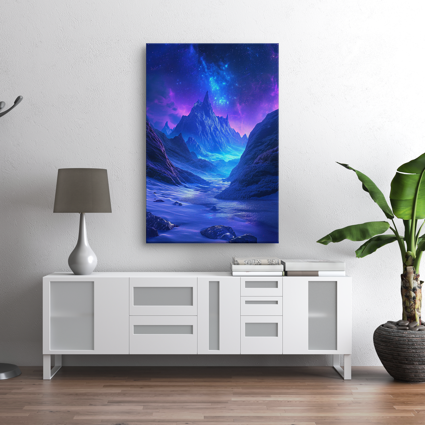 Starry Summit (Canvas)Experience the fusion of art and ethics with RimaGallery's eco-friendly canvases. Stunning visuals, diverse sizes, and sustainable materials. Transform your space noRimaGallery