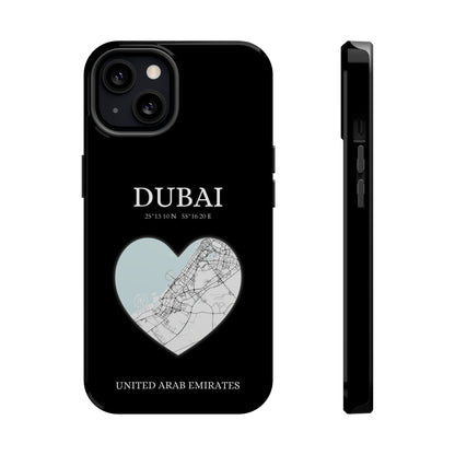 Dubai Heartbeat - Black (iPhone MagSafe Case)Elevate your iPhone's style with the Dubai Heartbeat Black MagSafe Case, offering robust protection, MagSafe compatibility, and a choice of matte or glossy finish. PRimaGallery