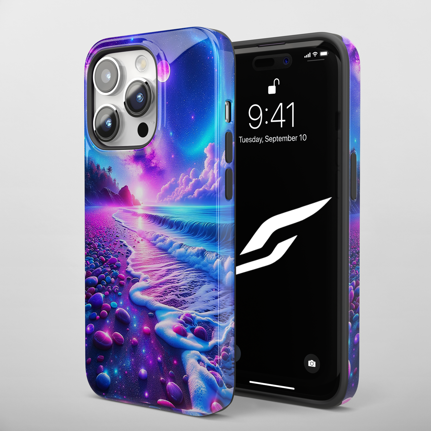 Cosmic Shoreline (iPhone Case 11-15)Discover the RIMA Case: A Fusion of Art and Protection for iPhone 11-15. With vibrant, customizable designs and military-grade defense, make a statement that echoes RimaGallery