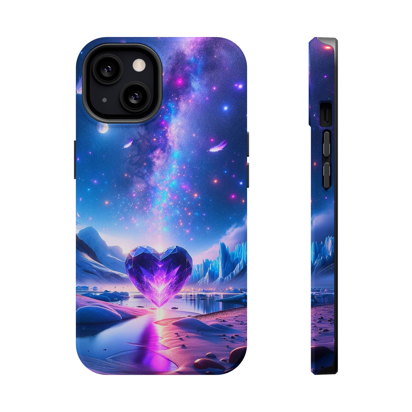 Galactic Heartbeat (iPhone MagSafe Case)Galactic Heartbeat MagSafe Durable Case: Style Meets Protection 📱✨
Upgrade your device with Rima Gallery's Galactic Heartbeat MagSafe Durable Case. This case isn’t RimaGallery