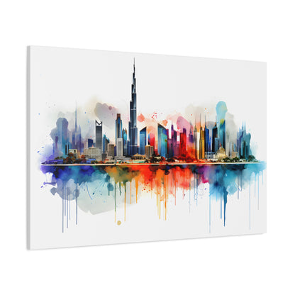 Watercolor Dubai Skyline (Canvas)Engaging Introductory Paragraph:
Struggling with low-quality canvases? Switch to RimaGallery! Our canvases are more than just a purchase; they're a statement of qualRimaGallery