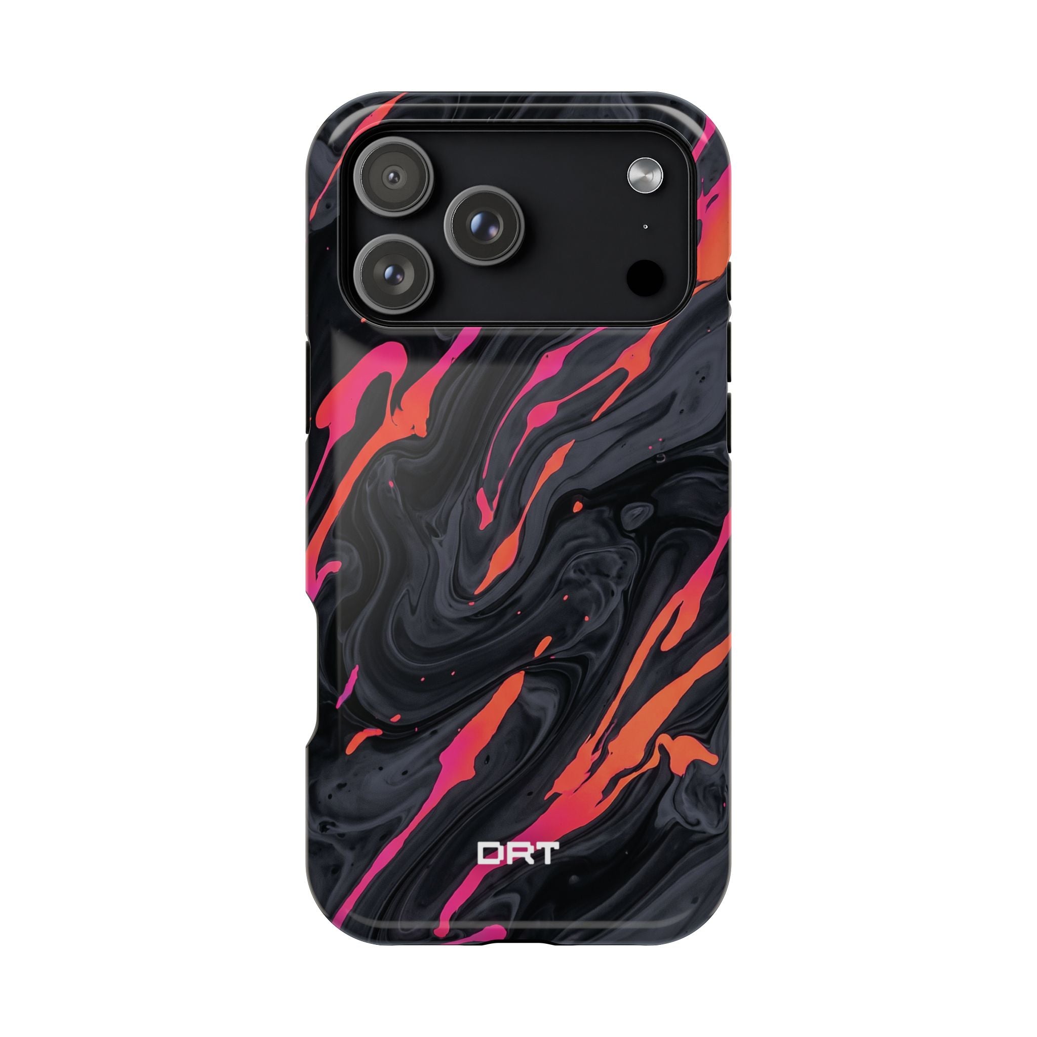 Marbled Neon Swirl Magnetic Impact Phone Case