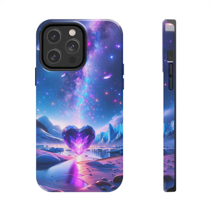 Galactic Heartbeat (iPhone Case 11-15)RIMA Tough Phone Case for iPhone 11-15: Where Style Meets Durability. Featuring a sleek design with MagSafe compatibility, this case offers unmatched protection and RimaGallery