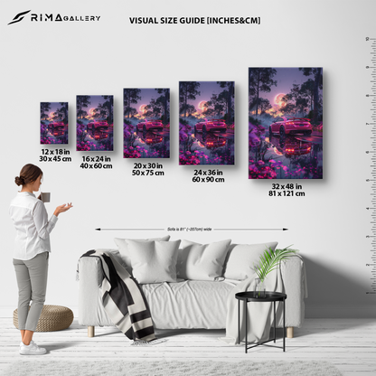 Moonlit Majesty (Canvas)Discover Moonlit Majesty on canvas at RimaGallery. Elevate your space with ethically produced, vibrant art. Free US shipping. Shop now!RimaGallery