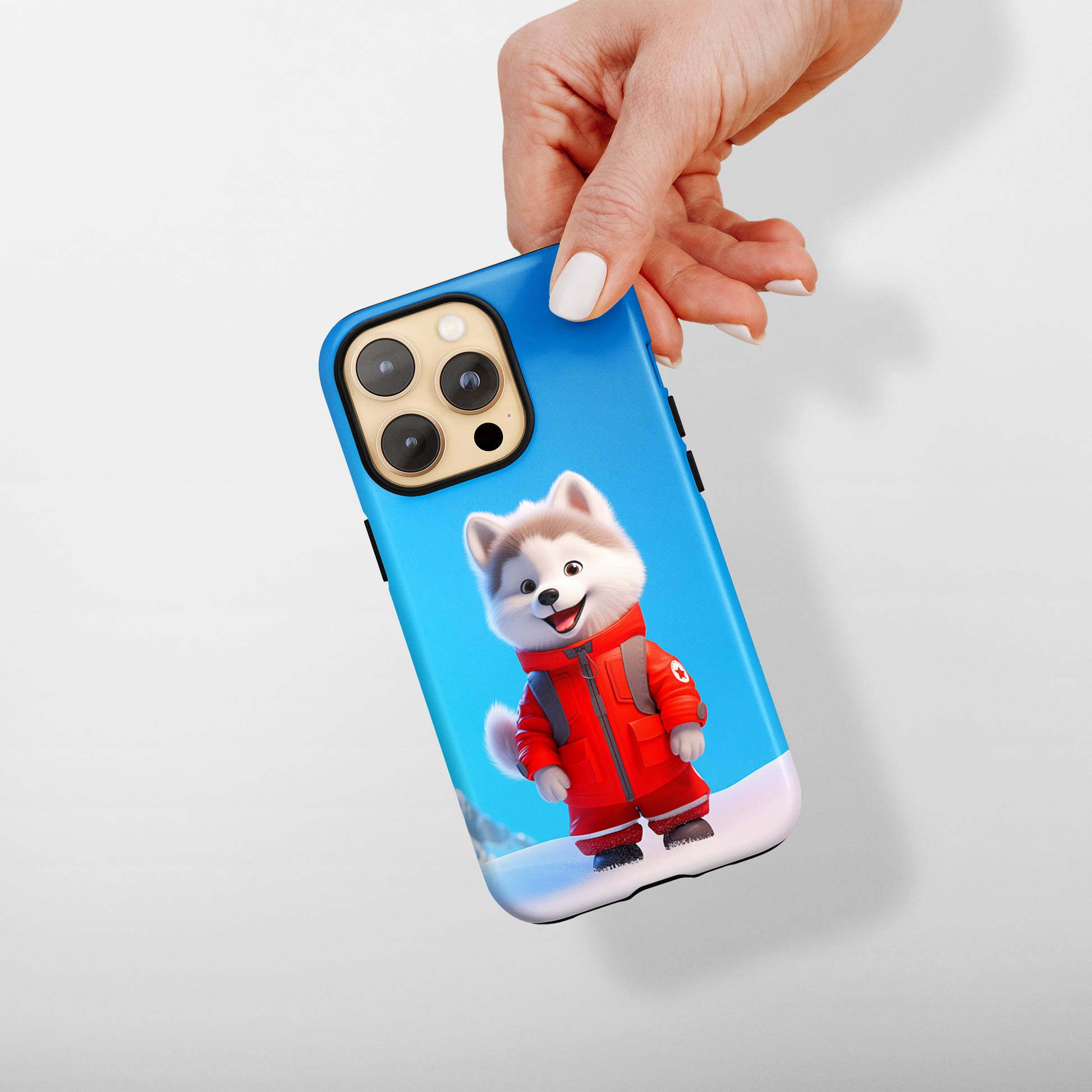 Tiny Ski Portal Husky (iPhone MagSafe Case)Tiny Ski Portal Husky MagSafe Durable Case: Style Meets Protection 📱✨
Upgrade your device with Rima Gallery's Tiny Ski Portal Husky MagSafe Durable Case. This case RimaGallery