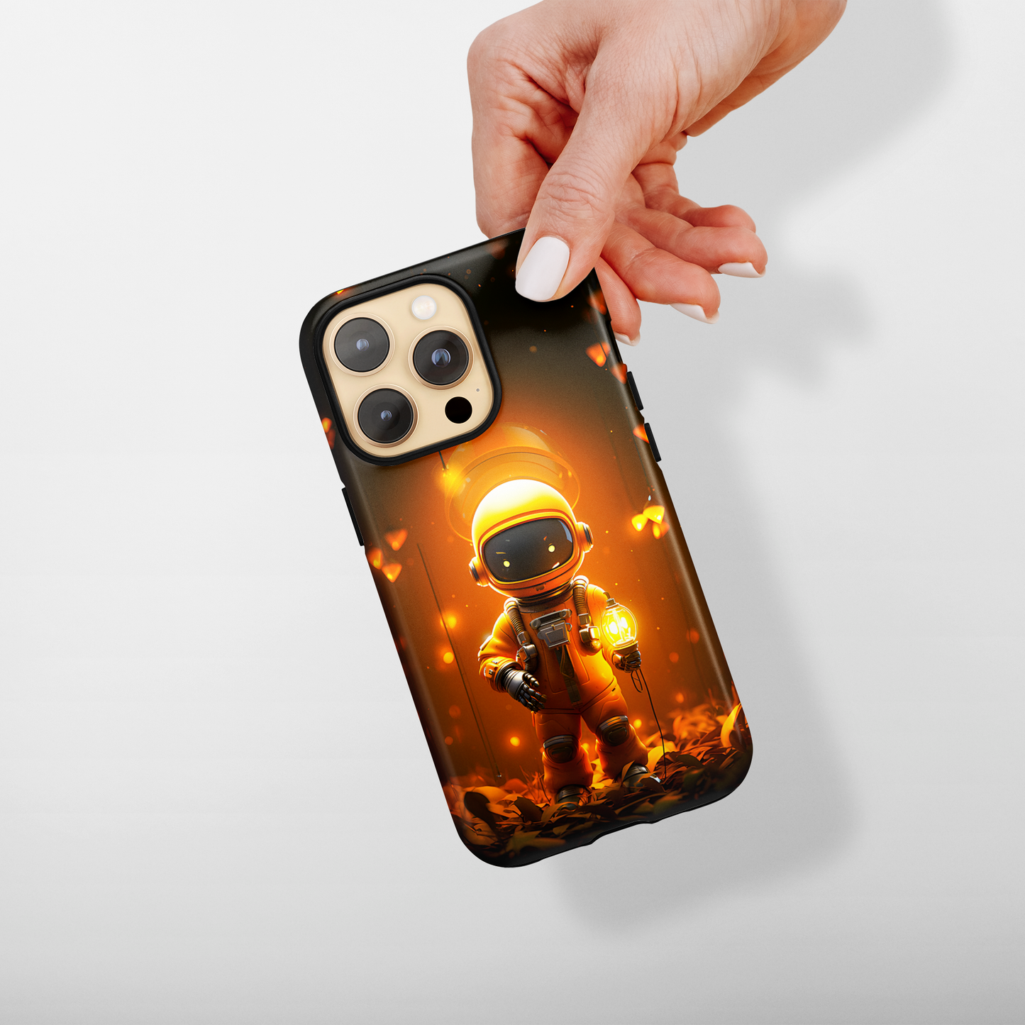 Yellow Astronaut Robot (iPhone MagSafe Case)Upgrade your phone's safety and style with Rima Yellow Astronaut Robot Beauty MagSafe Case. Dual-layer protection meets stunning design. Shop now for seamless MagSafRimaGallery