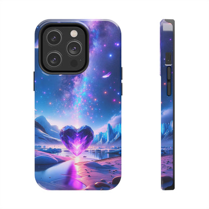Galactic Heartbeat (iPhone Case 11-15)RIMA Tough Phone Case for iPhone 11-15: Where Style Meets Durability. Featuring a sleek design with MagSafe compatibility, this case offers unmatched protection and RimaGallery
