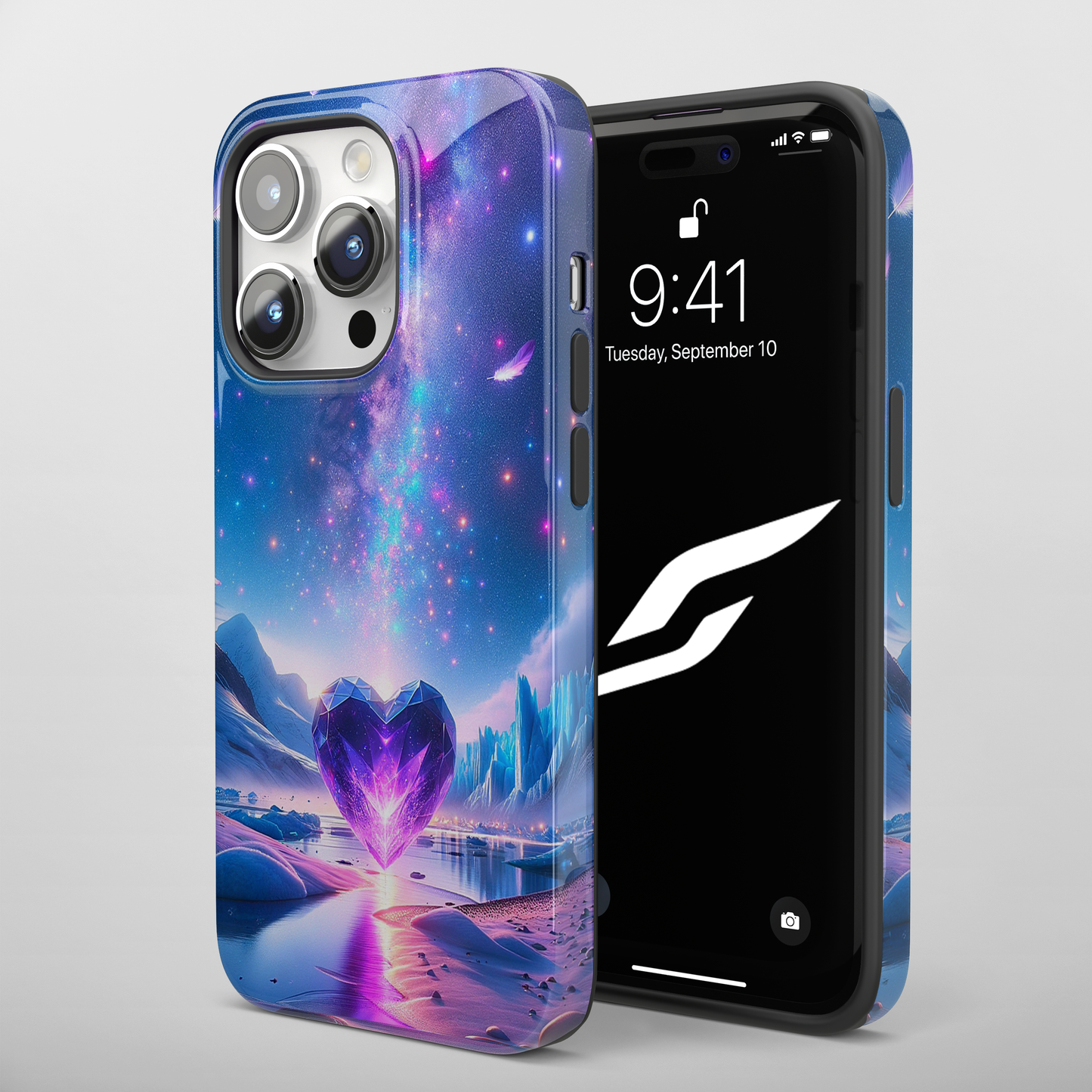 Galactic Heartbeat (iPhone MagSafe Case)Galactic Heartbeat MagSafe Durable Case: Style Meets Protection 📱✨
Upgrade your device with Rima Gallery's Galactic Heartbeat MagSafe Durable Case. This case isn’t RimaGallery