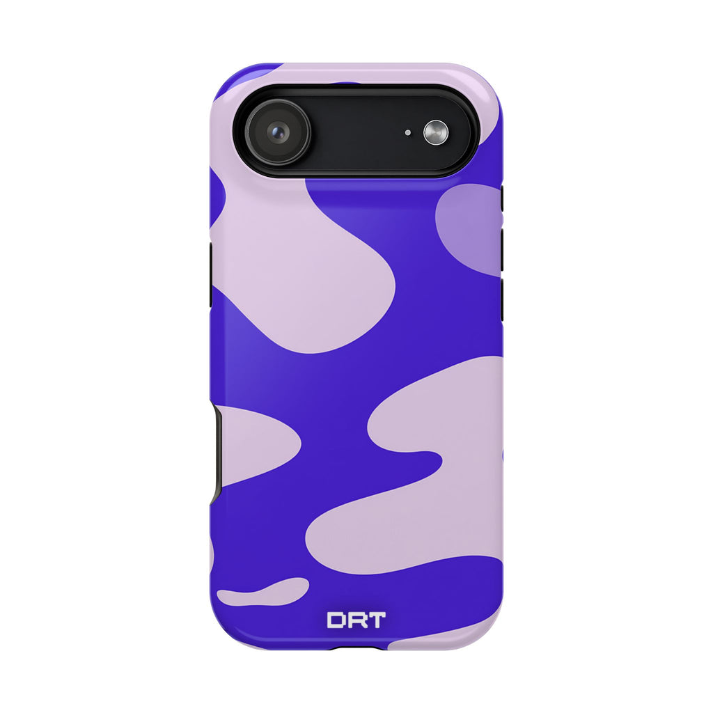 Magnetic Impact-Resistant Phone Case — Purple Camouflage