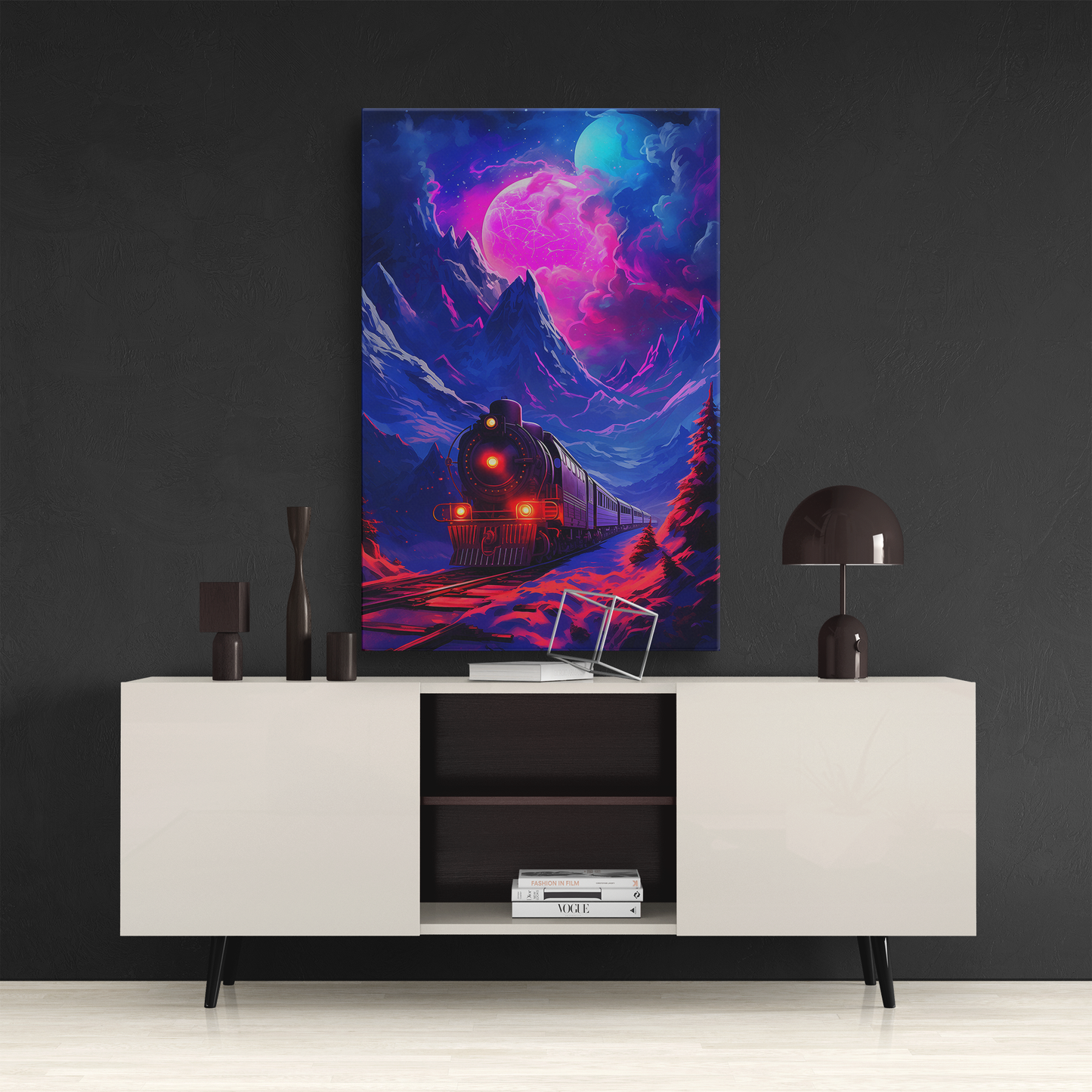 Polar Express Luminescence (Canvas)Polar Express Luminescence (Canvas  Matte finish, stretched, with a depth of 1.25 inches)
Struggling with low-quality canvases? Switch to RimaGallery! Our canvases aRimaGallery