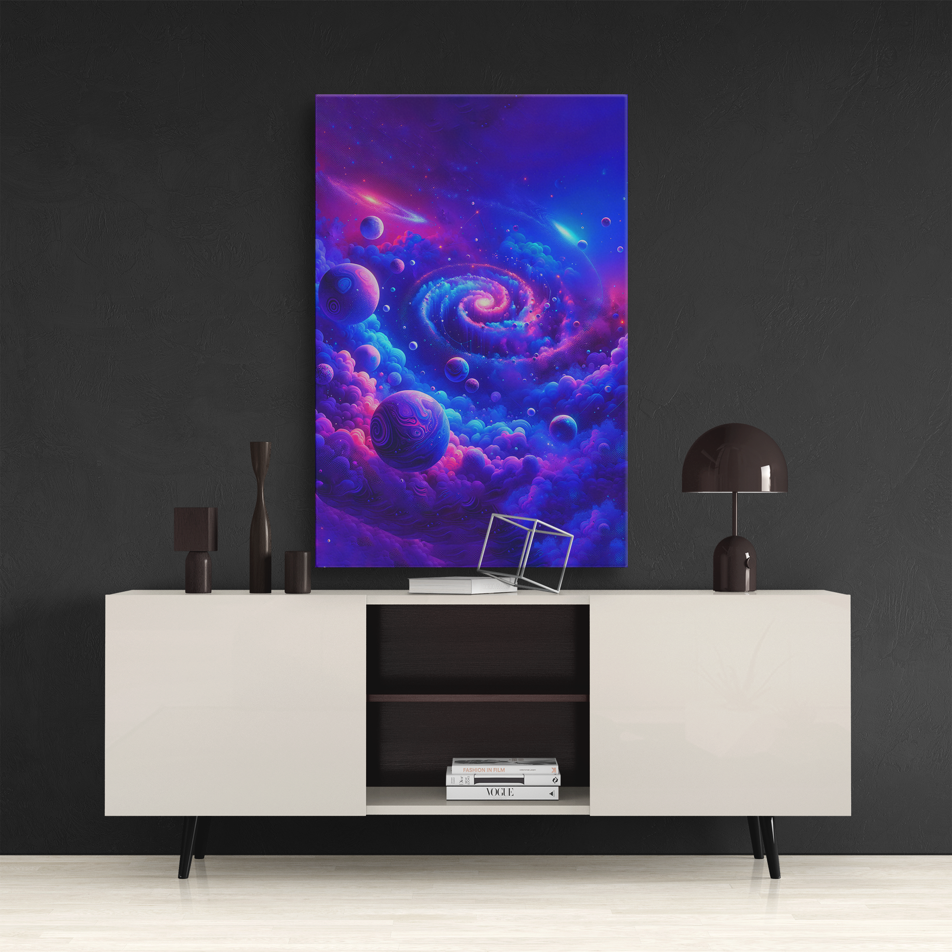 Purple Galaxy Nebula (Canvas)Purple Galaxy Nebula (Canvas  Matte finish, stretched, with a depth of 1.25 inches)
Struggling with low-quality canvases? Switch to RimaGallery! Our canvases are morRimaGallery