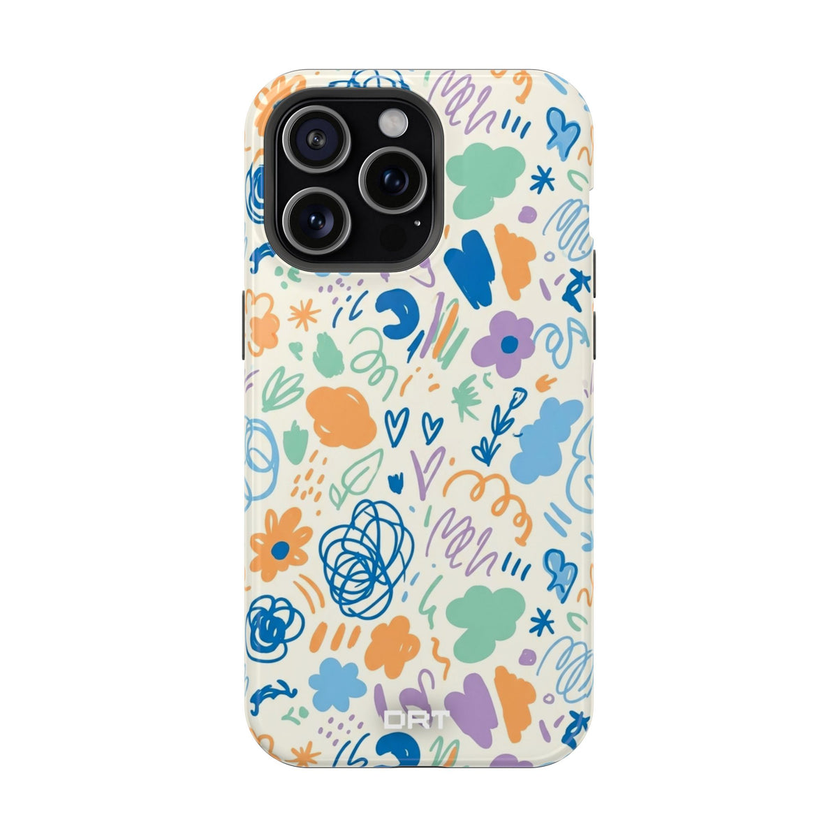 Doodle Garden Tough MagSafe Case for iPhone 13–17