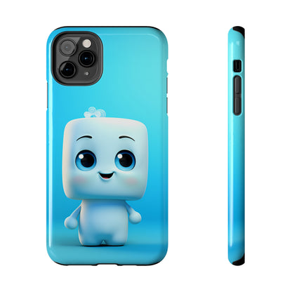 Marshmallow in Blue Sky (iPhone Case 11-15)Revolutionize your iPhone's look and feel with RIMA Tough Phone Case – ultimate protection meets elegant style for iPhone 11-15. Grab yours now! 🛡️📱RimaGallery