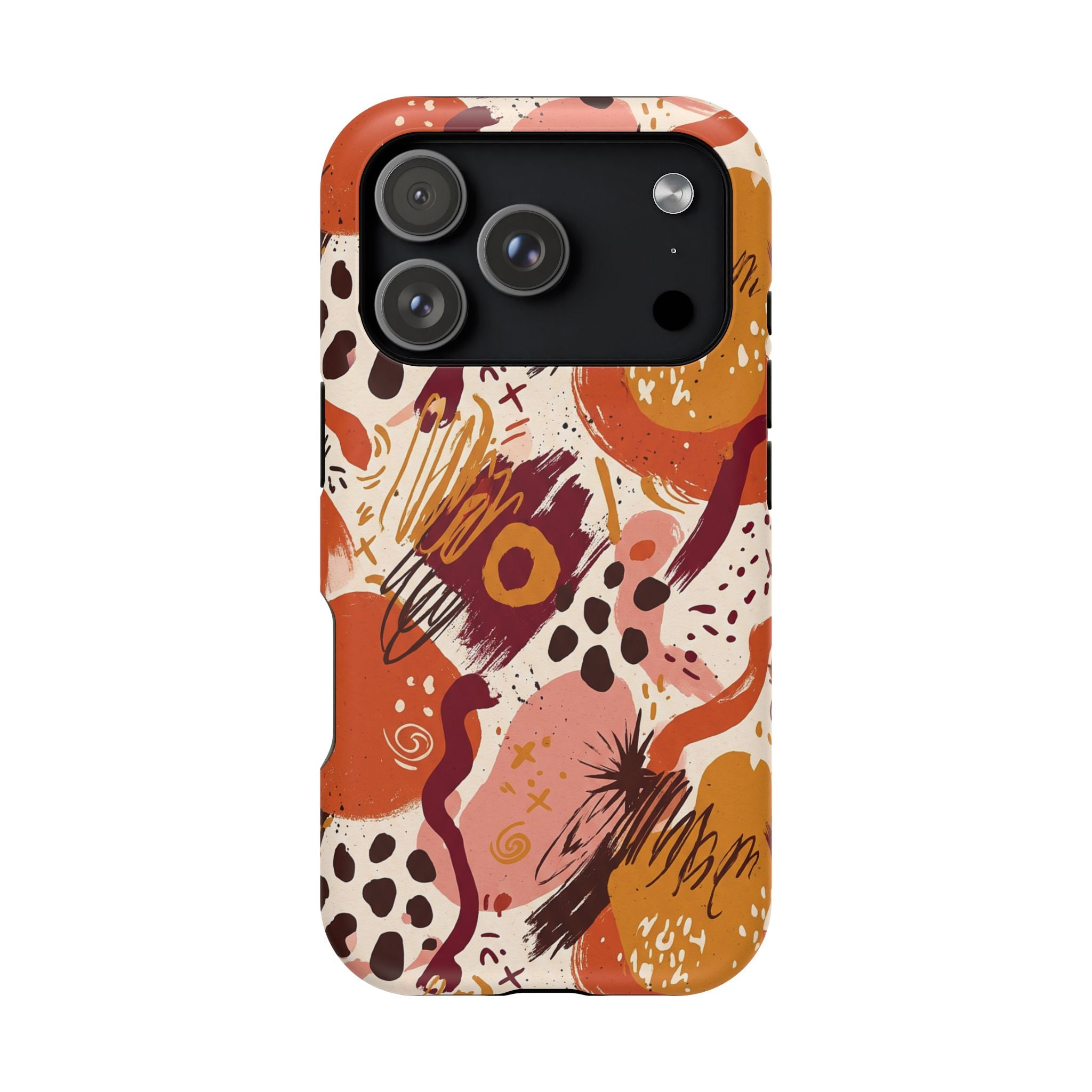 Abstract Autumn Doodle Magnetic Impact-Resistant Phone Case