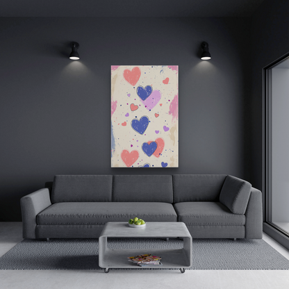 Whimsical Hearts (Canvas)Discover Whimsical Hearts at RimaGallery: a premium, eco-friendly canvas celebrating quality and sustainability. Elevate your space with vibrant, lasting art.RimaGallery