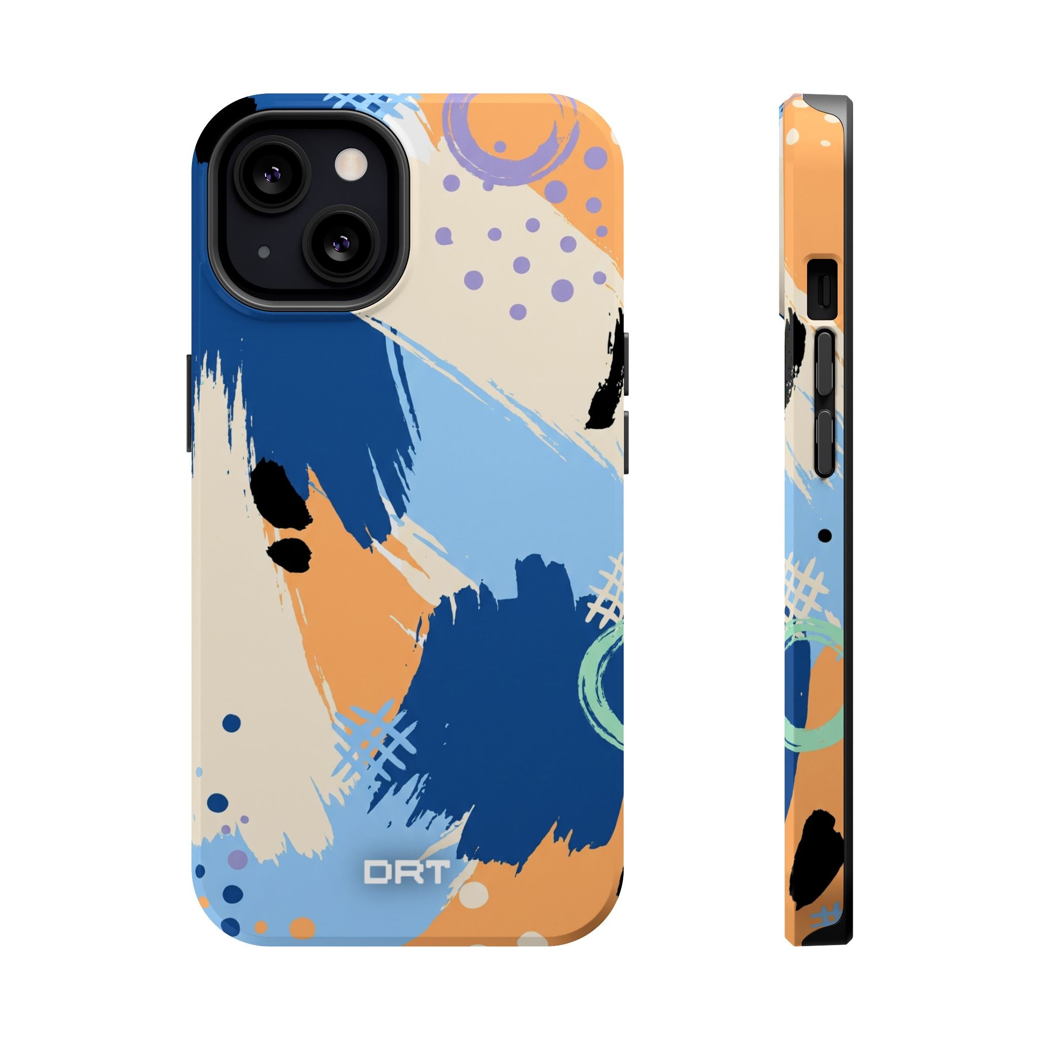 Abstract Brushstroke Magnetic Impact-Resistant Phone Case