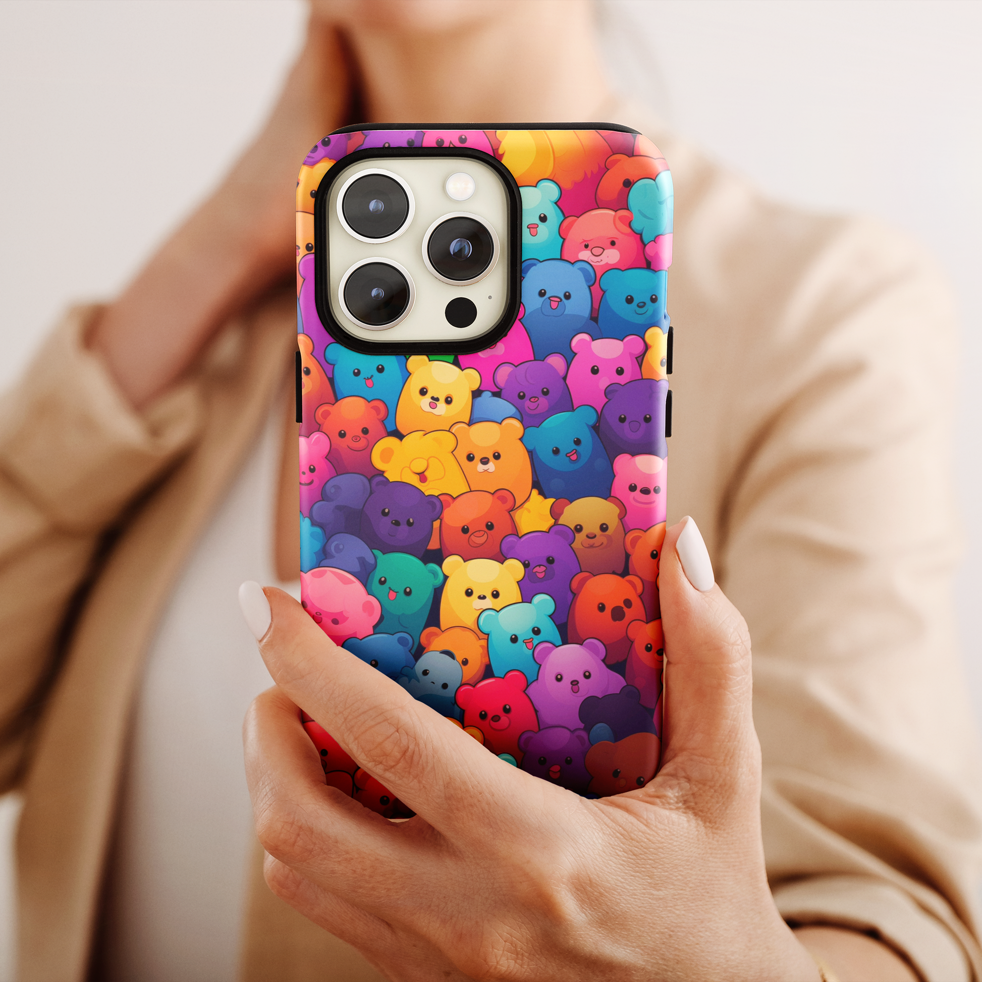 Rainbow Bear Bliss (iPhone MagSafe Case)Rainbow Bear Bliss MagSafe Durable Case: Style Meets Protection 📱✨
Upgrade your device with Rima Rainbow Bear Bliss MagSafe Durable Case. This case isn’t just aboutRimaGallery