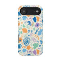 Floral Doodle Magnetic Phone Case — Impact‑Resistant Protective Cover
