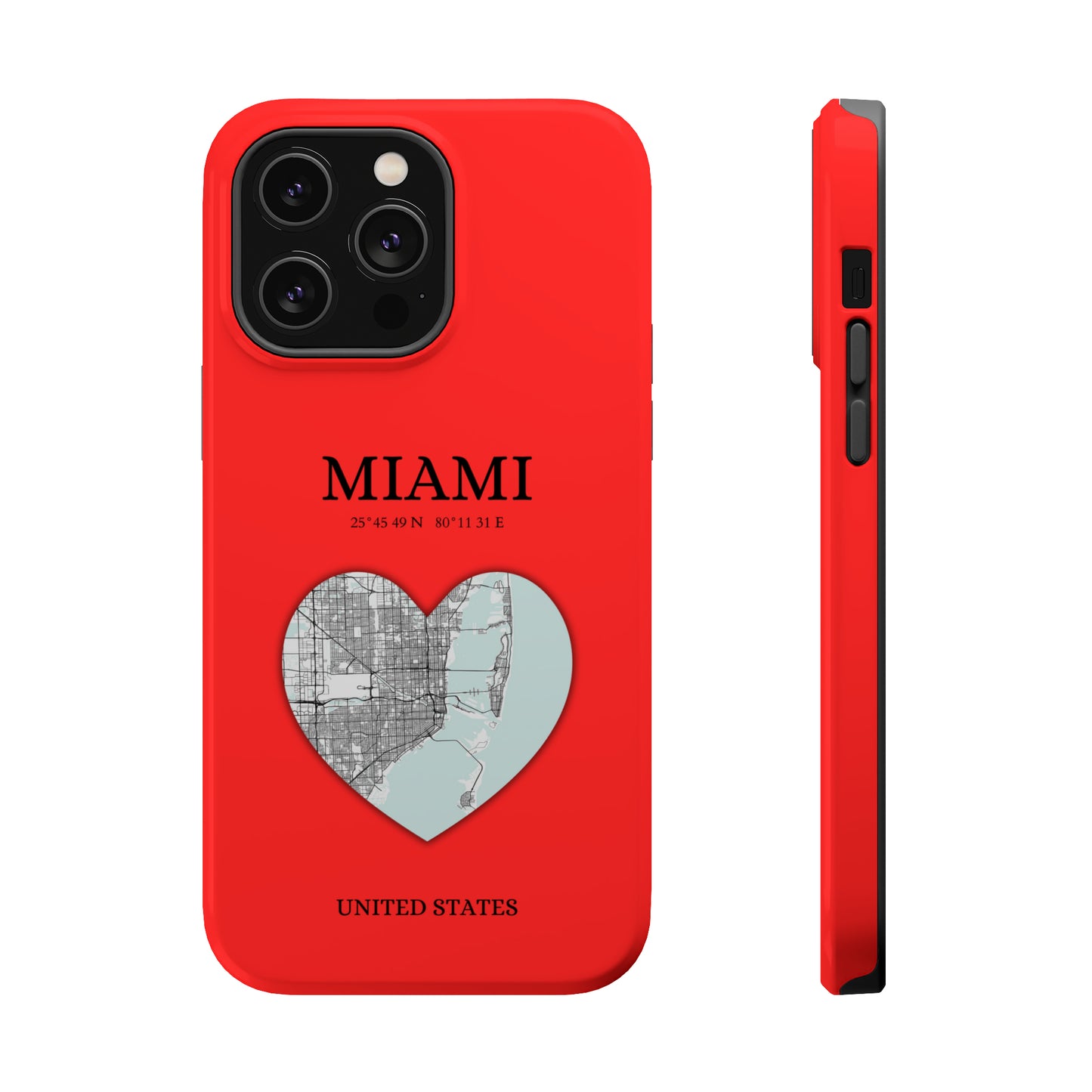 Miami Heartbeat - Red (iPhone MagSafe Case)Elevate your iPhone's style with the Miami Heartbeat Red MagSafe Case, offering robust protection, MagSafe compatibility, and a choice of matte or glossy finish. PerRimaGallery
