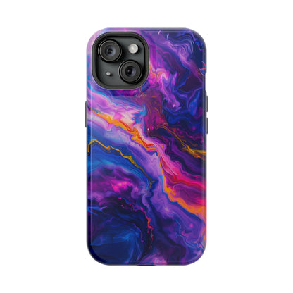 Psychedelic Flow (iPhone MagSafe Case)Rima Gallery presents the exclusive Psychedelic Flow MagSafe Durable Case For iphone 13, 14, 15, Pro, Max. Experience advanced protection, MagSafe functionality, andRimaGallery
