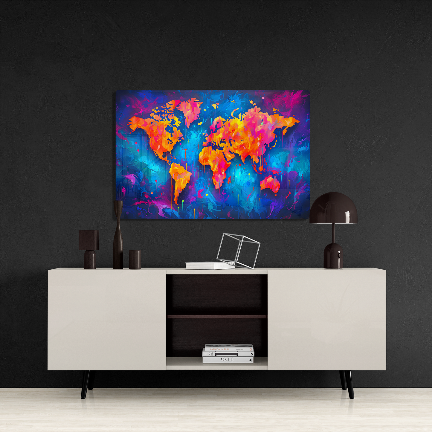 Vivid Colors World Map (Acrylic)Make Every Journey Remarkable
 
Illuminate your space with the magic of global exploration with our "Vivid Expeditions: A World Map on Premium Acrylic Print". Every RimaGallery
