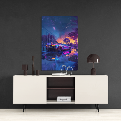 Stellar Sprinter (Acrylic)Step into the universe with 'Stellar Sprinter' on Acrylic from RimaGallery. Experience the cosmos in your home with vibrant, ethically crafted art. Free shipping in RimaGallery