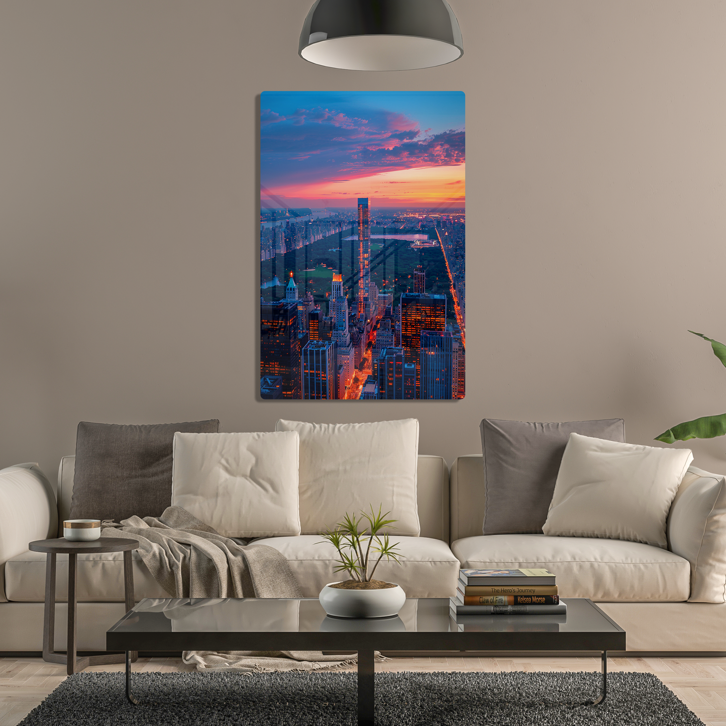 Twilight Cityscape (Acrylic)