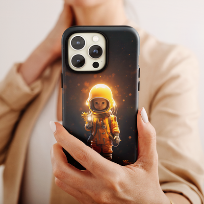 Astronaut Boy in Space (iPhone Case 11-15)