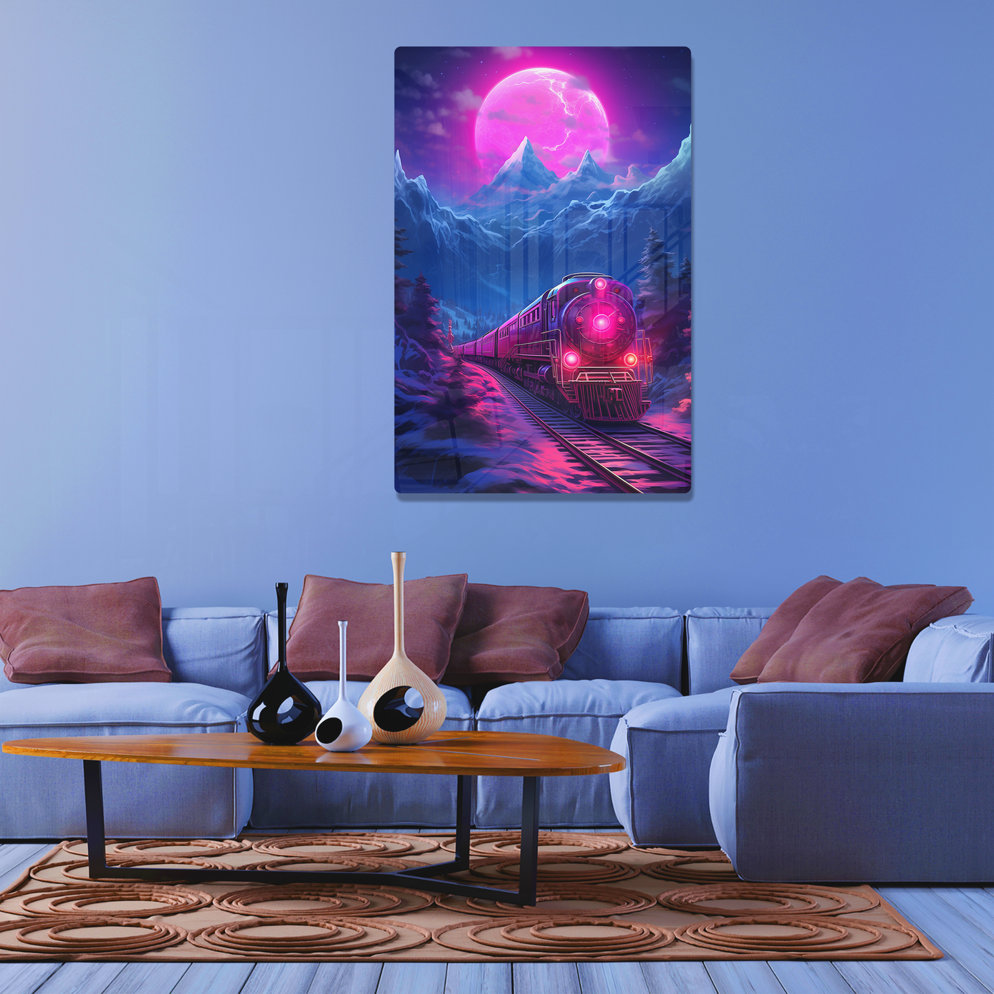 Lunar Express (Acrylic)Make a design statement with Lunar Express acrylic prints from RimaGallery. The sleek 1⁄4" acrylic material creates a glass-like illusion for your wall art. Printed RimaGallery