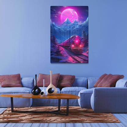 Lunar Express (Acrylic)Make a design statement with Lunar Express acrylic prints from RimaGallery. The sleek 1⁄4" acrylic material creates a glass-like illusion for your wall art. Printed RimaGallery