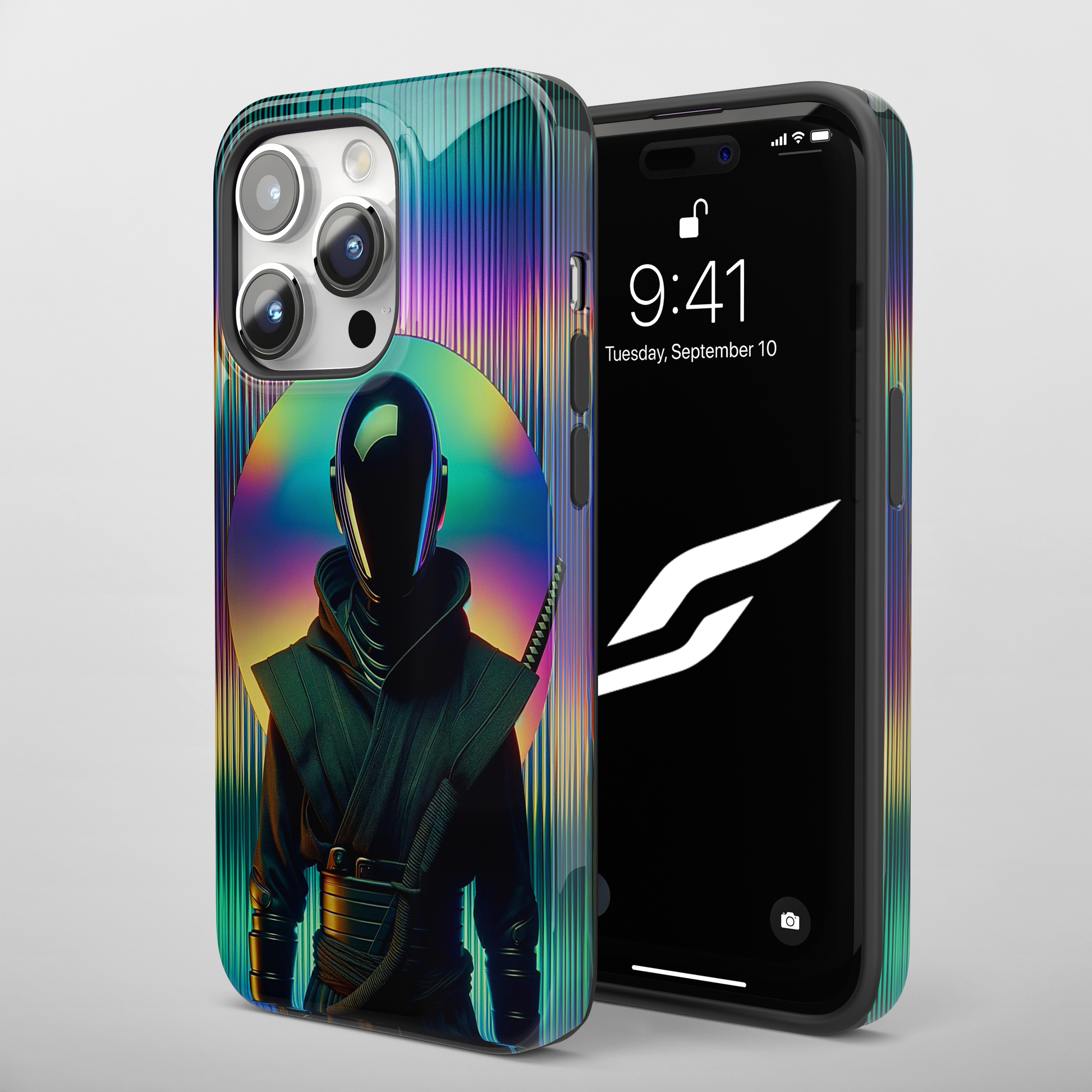 Vibrant Void Wanderer (iPhone Case 11-15)RIMA Tough Phone Case for iPhone 11-15: Where Style Meets Durability. Featuring a sleek design with MagSafe compatibility, this case offers unmatched protection and RimaGallery