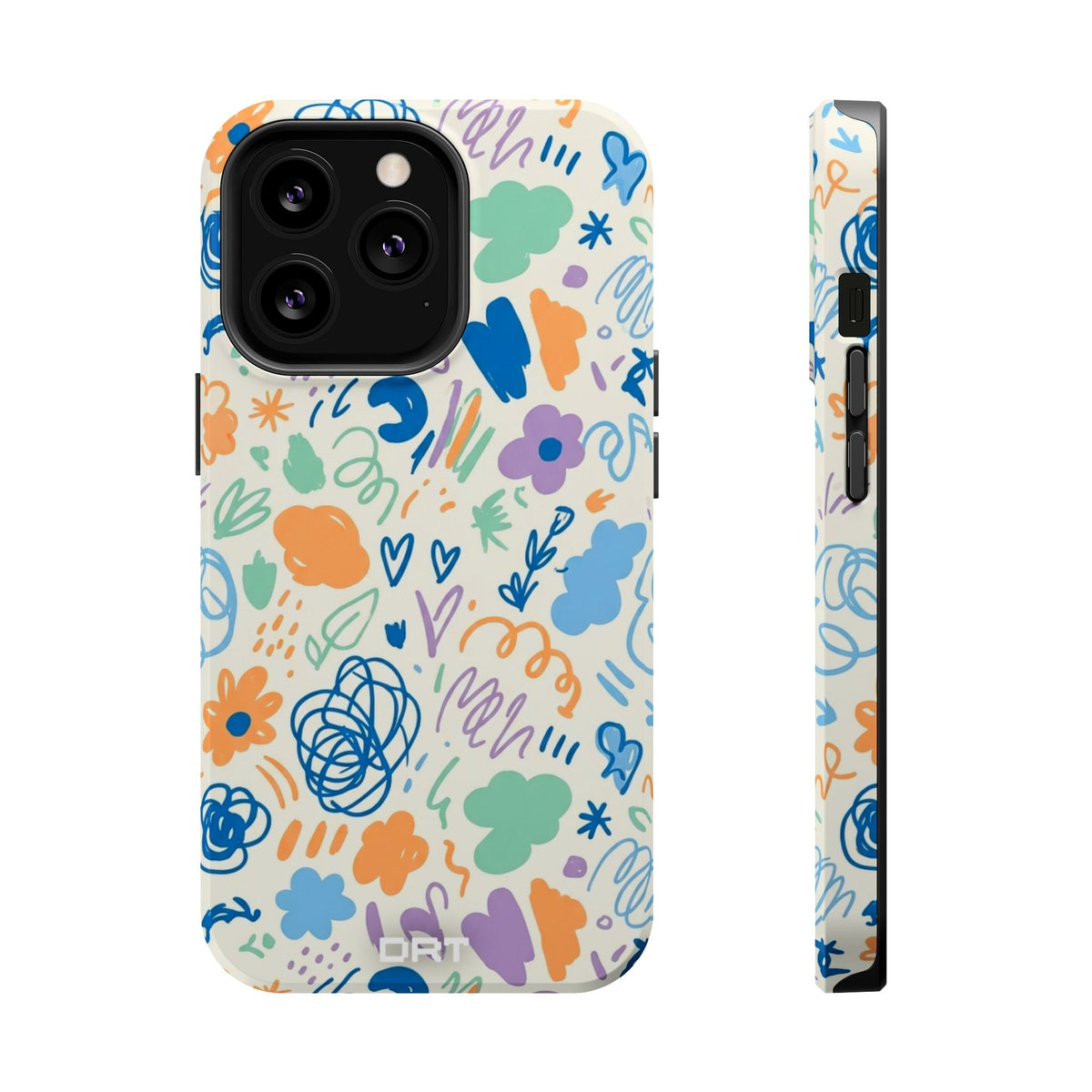 Doodle Garden Tough MagSafe Case for iPhone 13–17