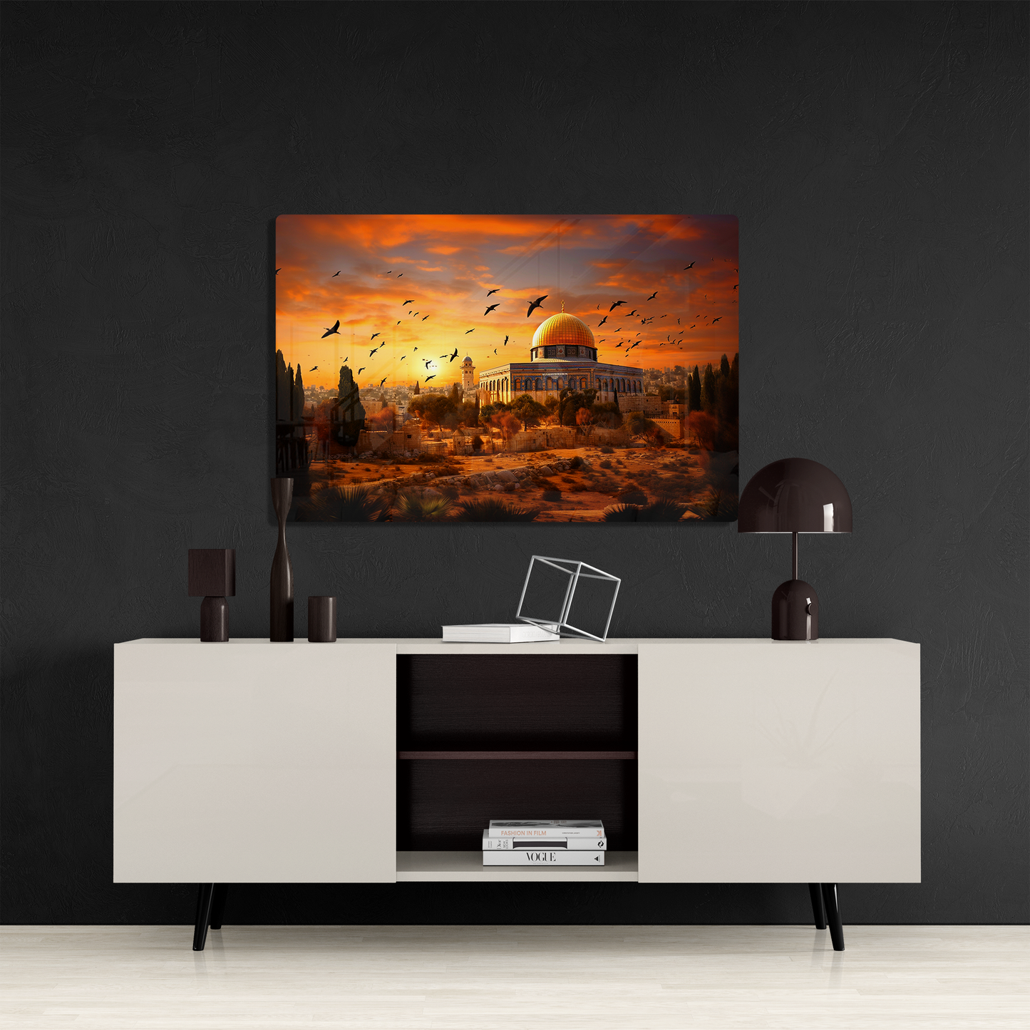 Dazzling Acrylic Prints Al Aqsa's Golden Hour - A Mesmerizing Fusion of Modern Craftsmanship &amp; Timeless Design
 
A Statement Piece with Al Aqsa's Golden Hour🌟:
-Golden Hour (Acrylic)