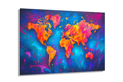 Colorful World Map (Canvas)Colorful World Map (Canvas  Matte finish, stretched, with a depth of 1.25 inches)
Struggling with low-quality canvases? Switch to RimaGallery! Our canvases are more RimaGallery