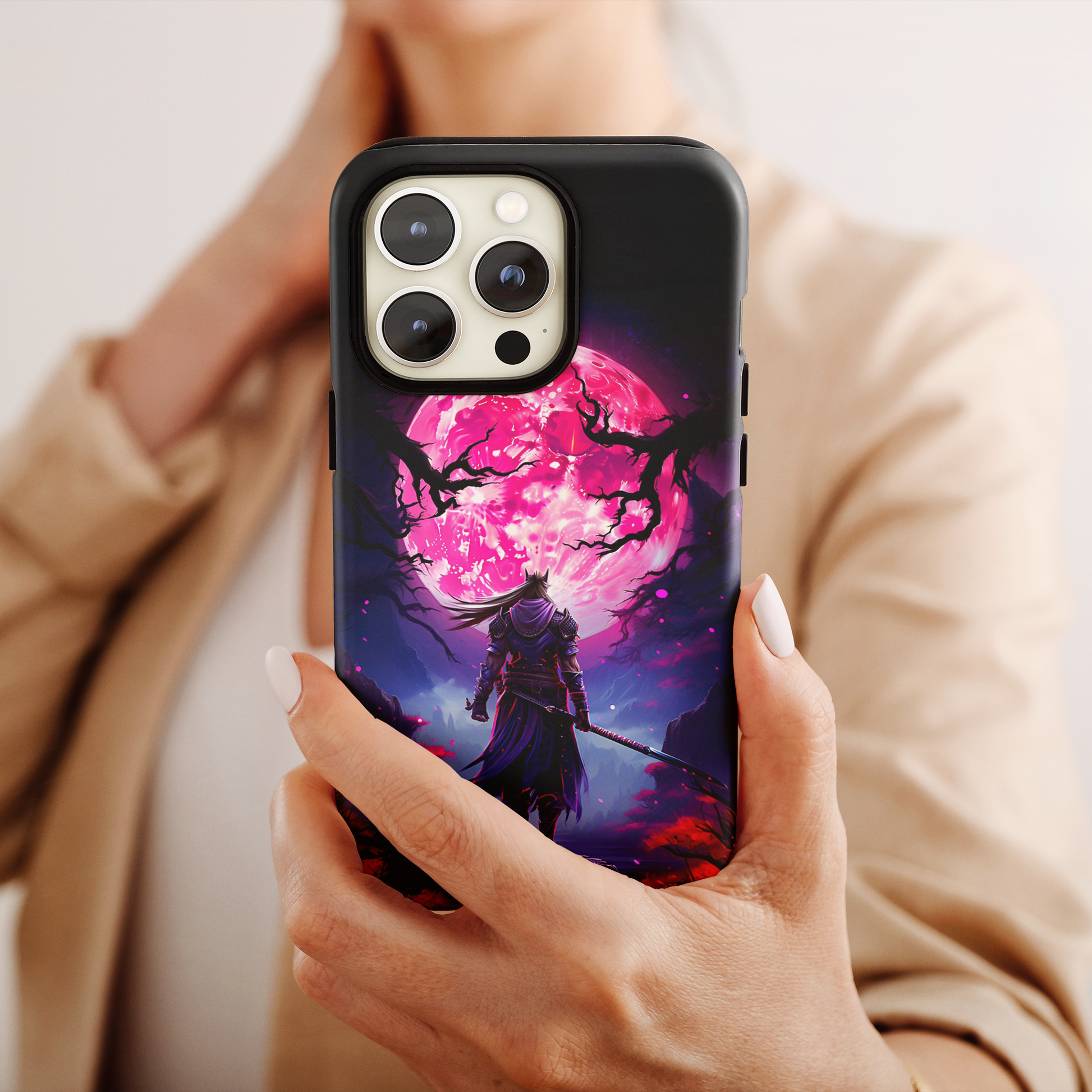 Crimson Moon Warrior (iPhone MagSafe Case)Crimson Moon Warrior MagSafe Durable Case: Style Meets Protection 📱✨
Upgrade your device with Rima Crimson Moon Warrior MagSafe Durable Case. This case isn’t just aRimaGallery