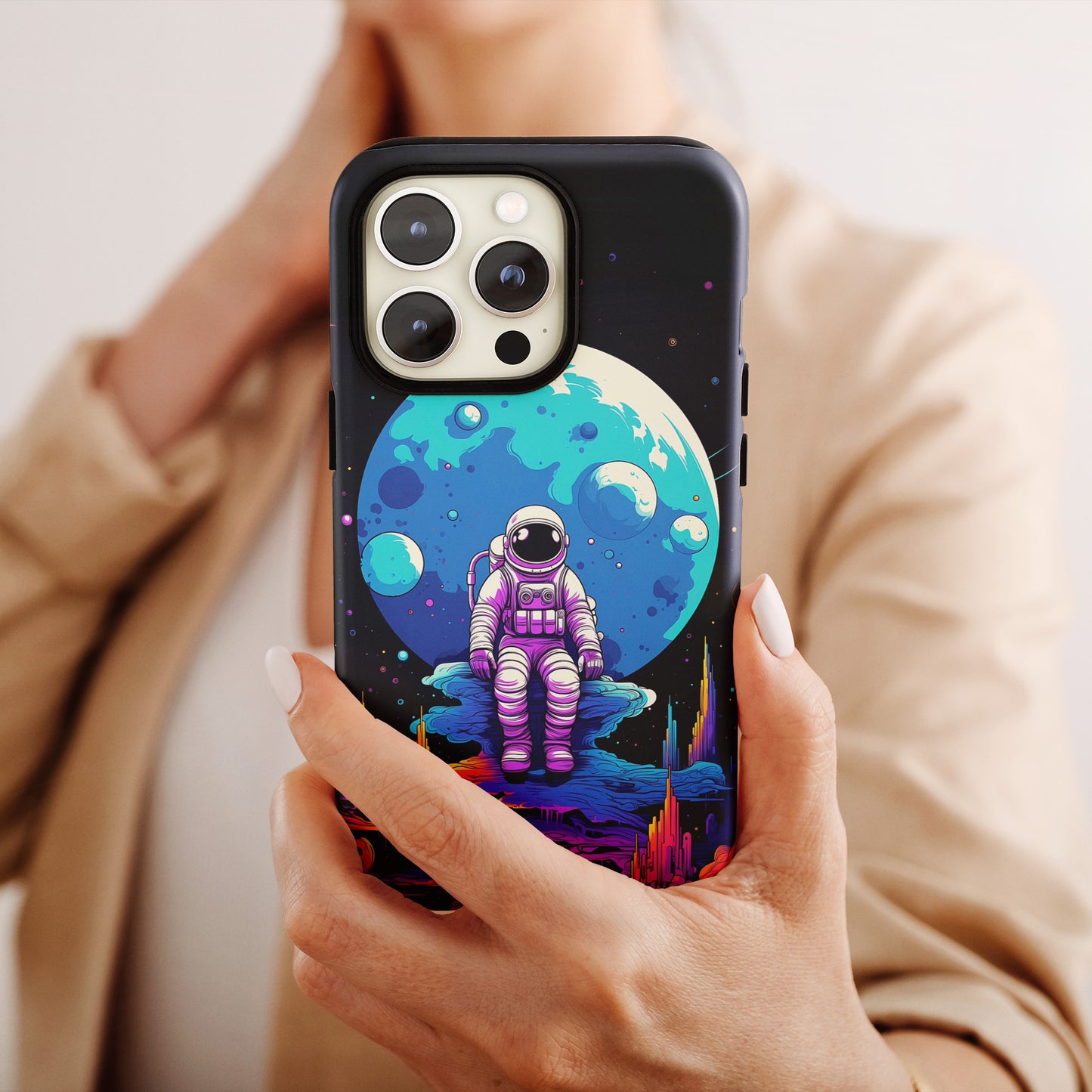 Orbiting Dreamer (iPhone MagSafe Case)Orbiting Dreamer MagSafe Durable Case: Style Meets Protection 📱✨
Upgrade your device with Rima Gallery's Orbiting Dreamer MagSafe Durable Case. This case isn’t justRimaGallery