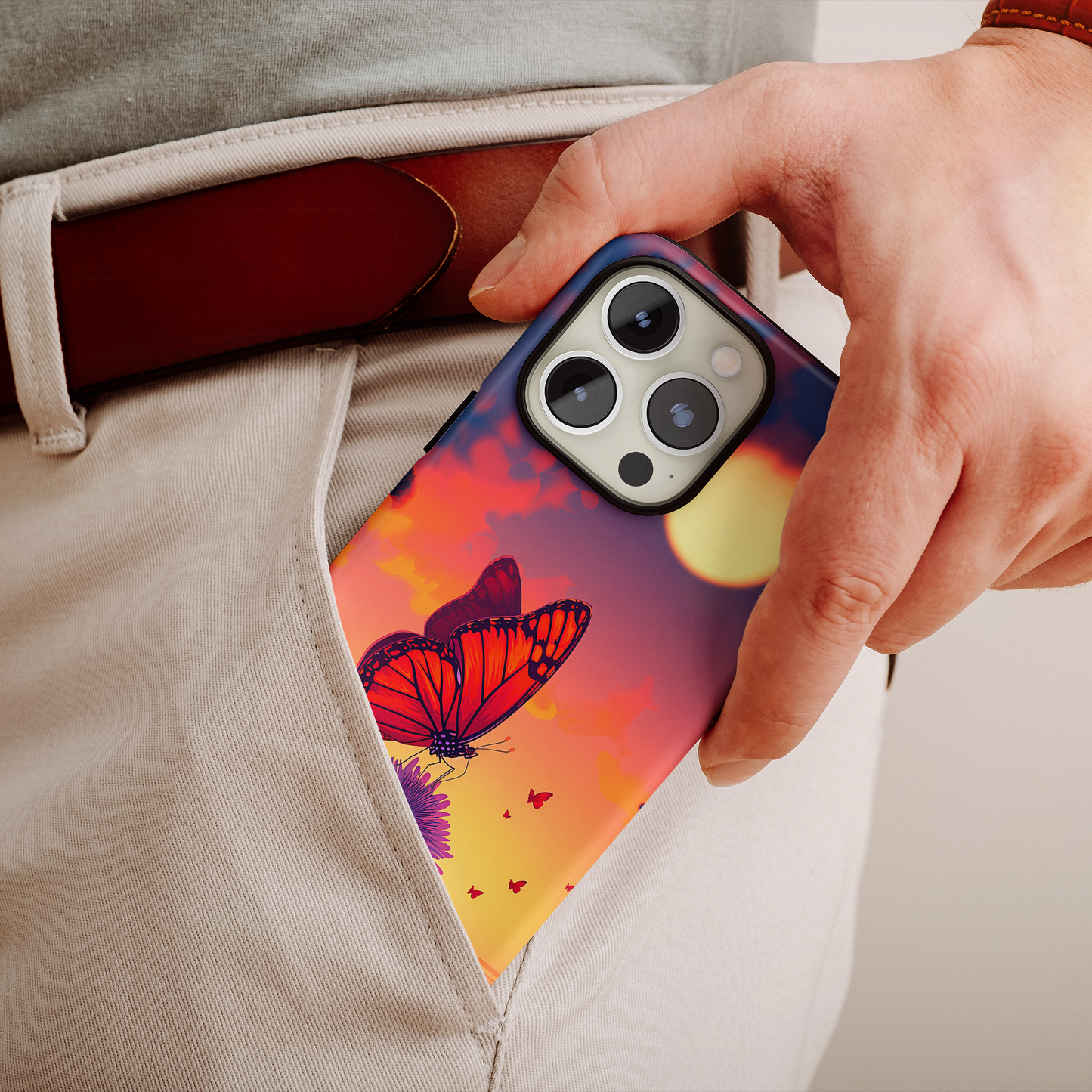 Glowing Flight (iPhone Case 11-15)Discover the perfect balance of style and safety with RIMA's Tough Phone Case for iPhone 11, 12, 13, 14, &amp; 15. Enjoy enhanced protection with a stylish glossy fiRimaGallery