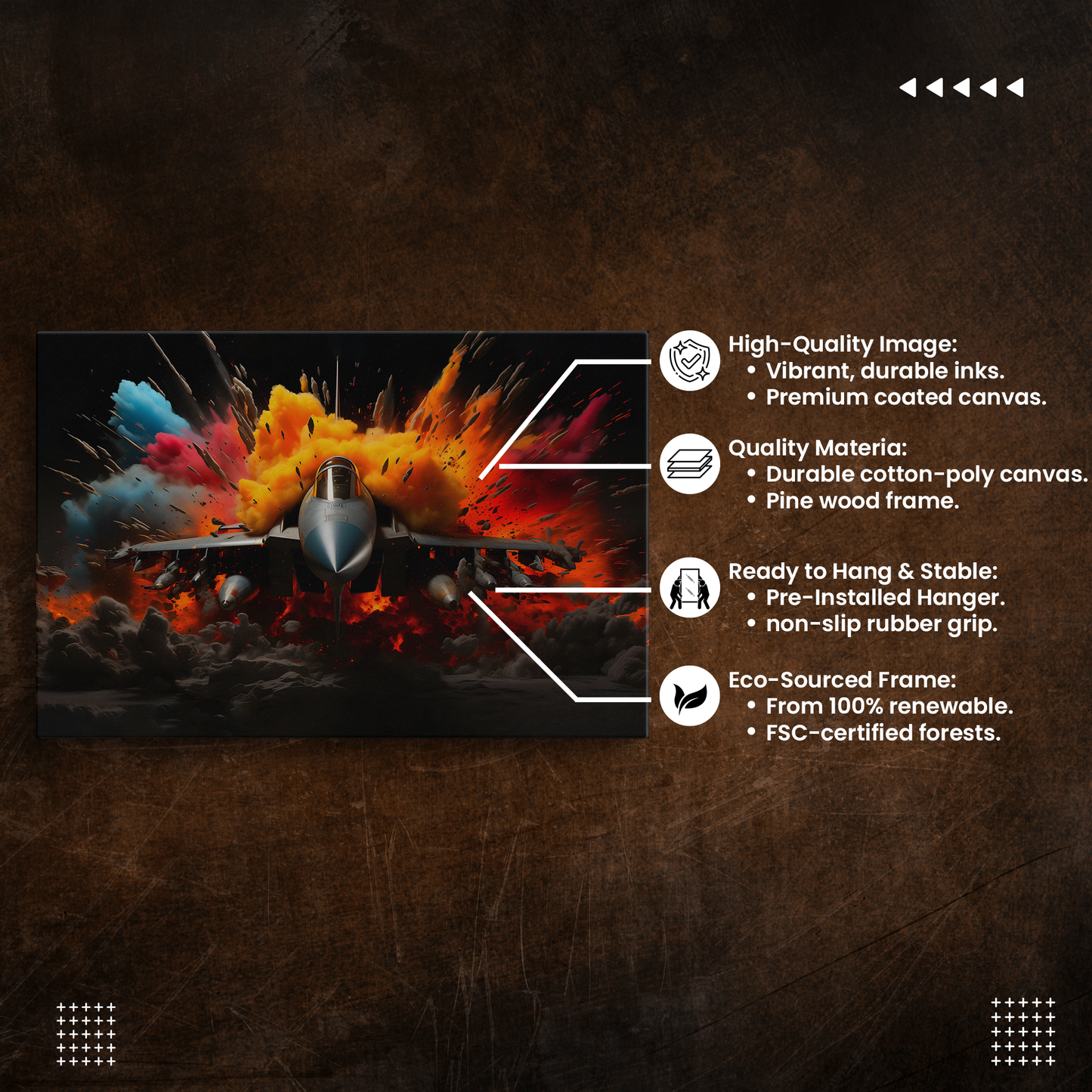 Shattered Canvas (Canvas) Shattered Canvas (Canvas  Matte finish, stretched, with a depth of 1.25 inches)
Struggling with low-quality canvases? Switch to RimaGallery! Our canvases are more tRimaGallery