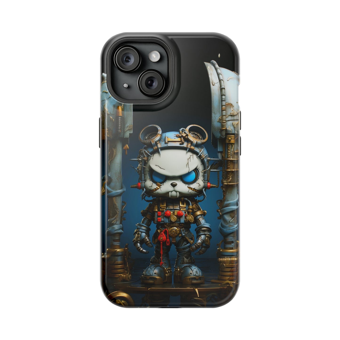 Steampunk Sentry (iPhone MagSafe Case)Steampunk Sentry MagSafe Durable Case: Style Meets Protection 📱✨
Upgrade your device with Rima Gallery's Steampunk Sentry MagSafe Durable Case. This case isn’t justRimaGallery