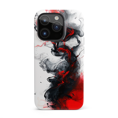 Scarlet Shadows (iPhone MagSafe Case)Rima Gallery presents the exclusive Psychedelic Flow MagSafe Durable Case For iphone 13, 14, 15, Pro, Max. Discover elegance with our iPhone 13-15 MagSafe Case: LighRimaGallery