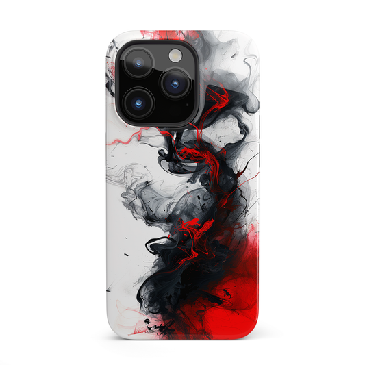 Scarlet Shadows (iPhone MagSafe Case)Rima Gallery presents the exclusive Psychedelic Flow MagSafe Durable Case For iphone 13, 14, 15, Pro, Max. Discover elegance with our iPhone 13-15 MagSafe Case: LighRimaGallery