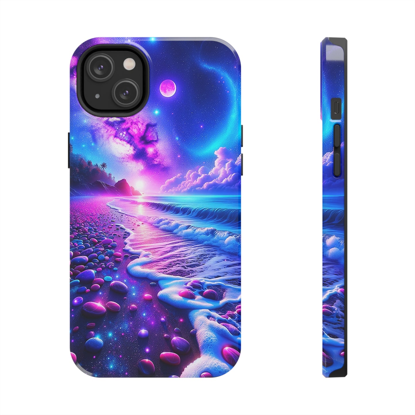 Cosmic Shoreline (iPhone Case 11-15)Discover the RIMA Case: A Fusion of Art and Protection for iPhone 11-15. With vibrant, customizable designs and military-grade defense, make a statement that echoes RimaGallery