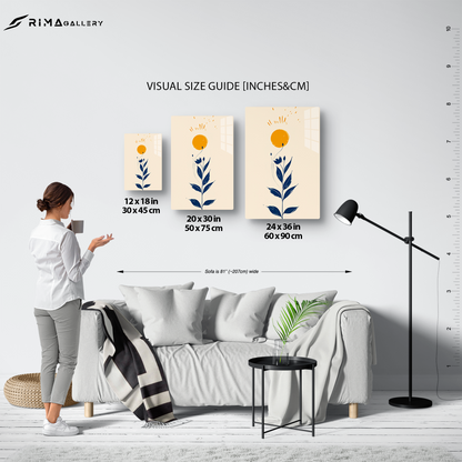 Radiant Petals (Acrylic)Make a statement with Radiant Petals acrylic prints. The 1⁄4" acrylic panel exudes the illusion of a smooth glass surface for vibrant artwork. Pre-installed hanging RimaGallery