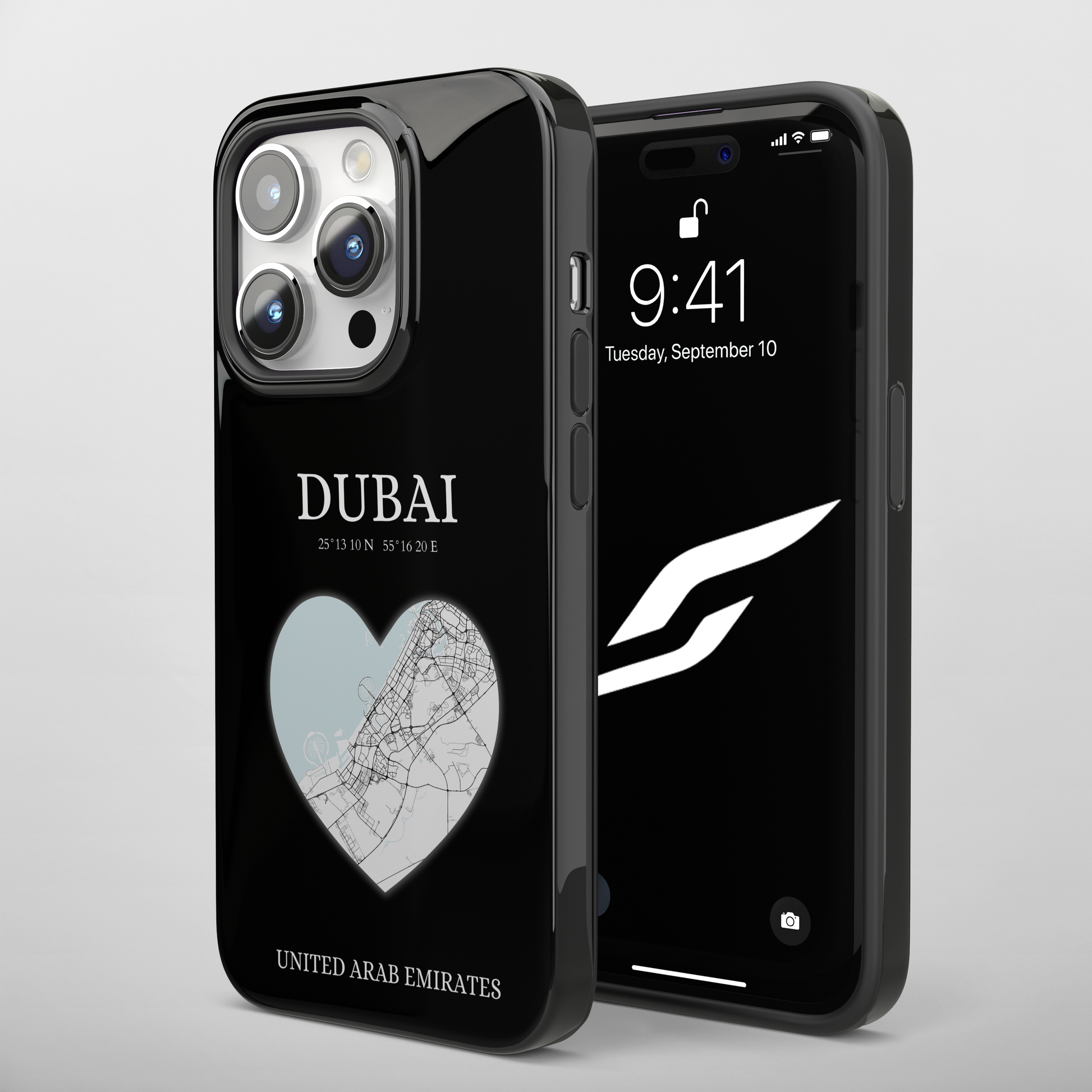 Dubai Heartbeat - Black (iPhone MagSafe Case)Elevate your iPhone's style with the Dubai Heartbeat Black MagSafe Case, offering robust protection, MagSafe compatibility, and a choice of matte or glossy finish. PRimaGallery